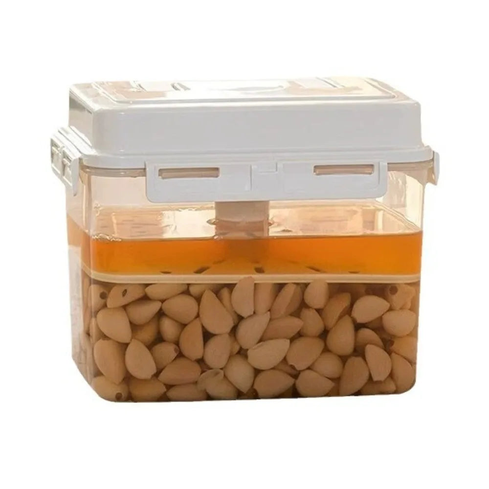 4/5l Pickle Jar Press Plate Leakproof Kimchi Container