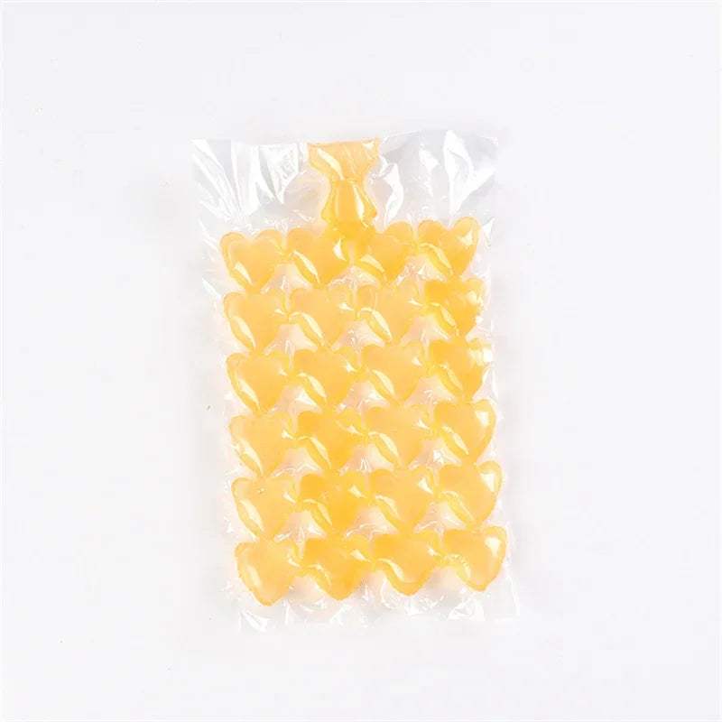 10pcs Disposable Heart Round Shaped Ice Cube Bags