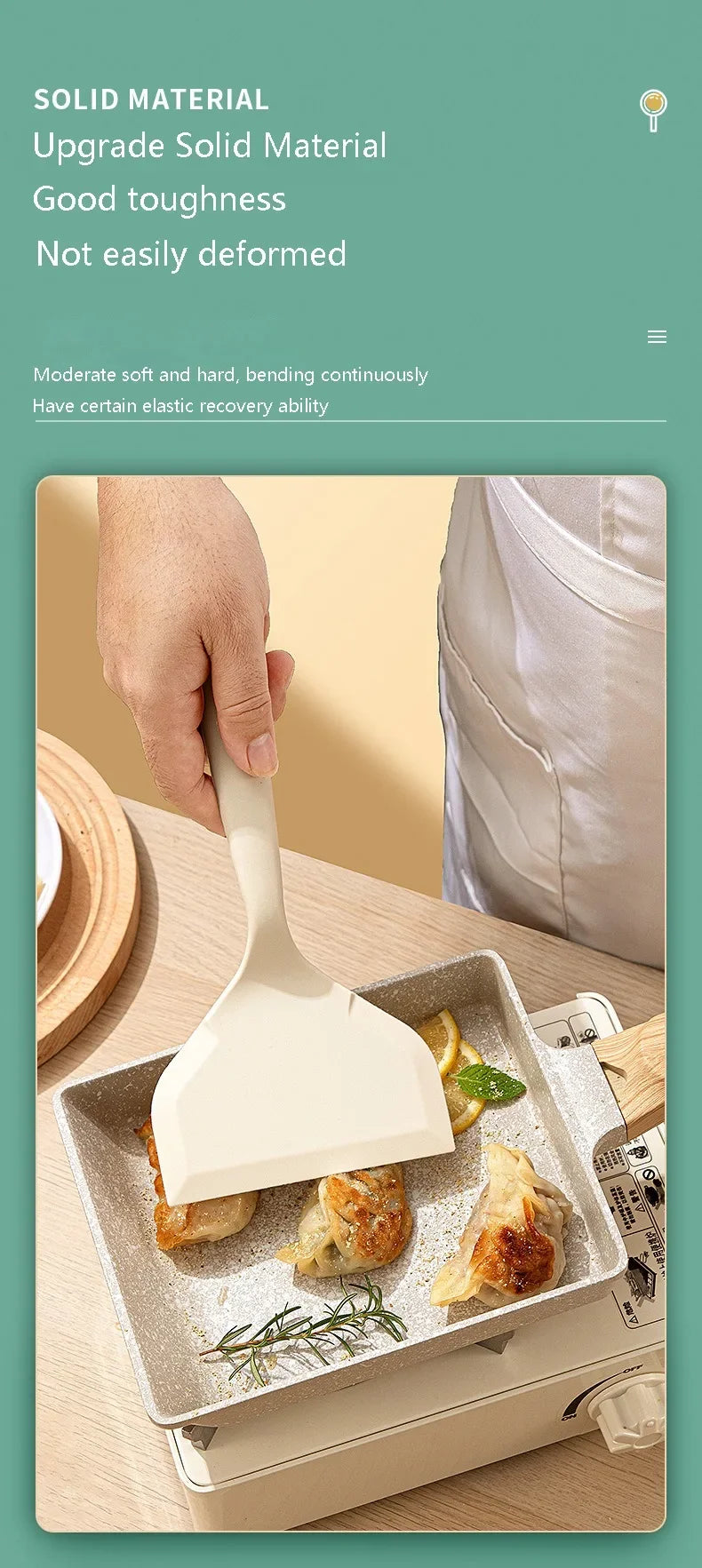 Silicone Ware Cooking Utensils Spatula Beef Meat Egg
