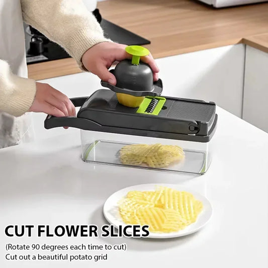 Vegetable Cutter 5-In-1 Food Chopper Tomato Carrot Cheese