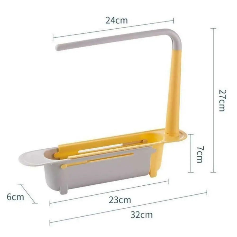 Sink Drain Rack Telescopic Sink Shelf Sinks Organizer
