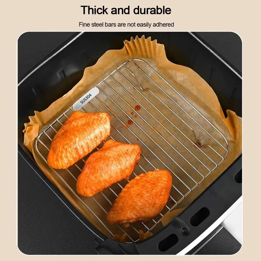 Round Square Cooking Rack 304 Stainless Steel Thicken