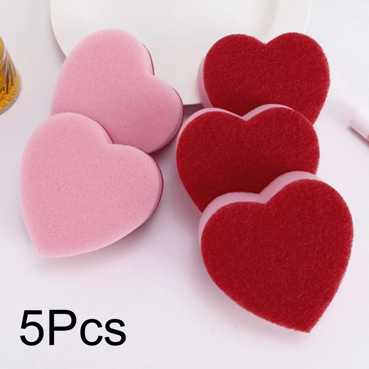 5/12pcs Non-Scratch Dish Sponge Dual Sided Sponges Dishes