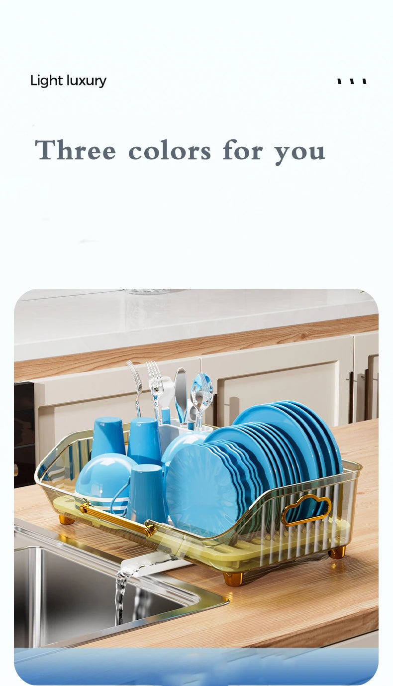 Luxury Dish Drying Rack Eco-Friendly Drainer Rack Drain
