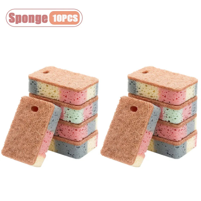 Dual Sided Dish Sponge Colorful Cellulose Sponges Utensil