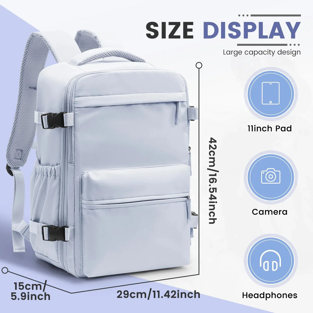 Ryanair 40x20x25 Cabin Bag Men Air Vacuum Compression
