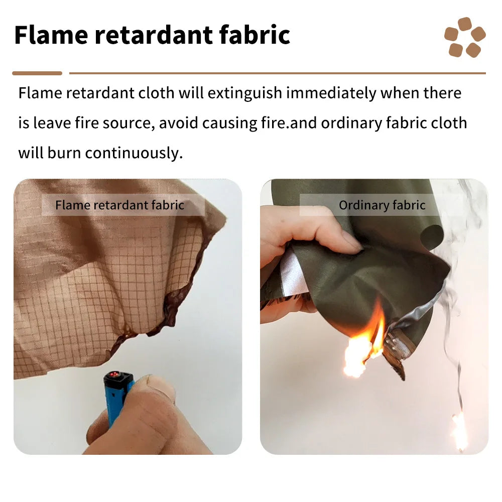 Fireproof Tent Person Waterproof Extend Dome Tent Stove