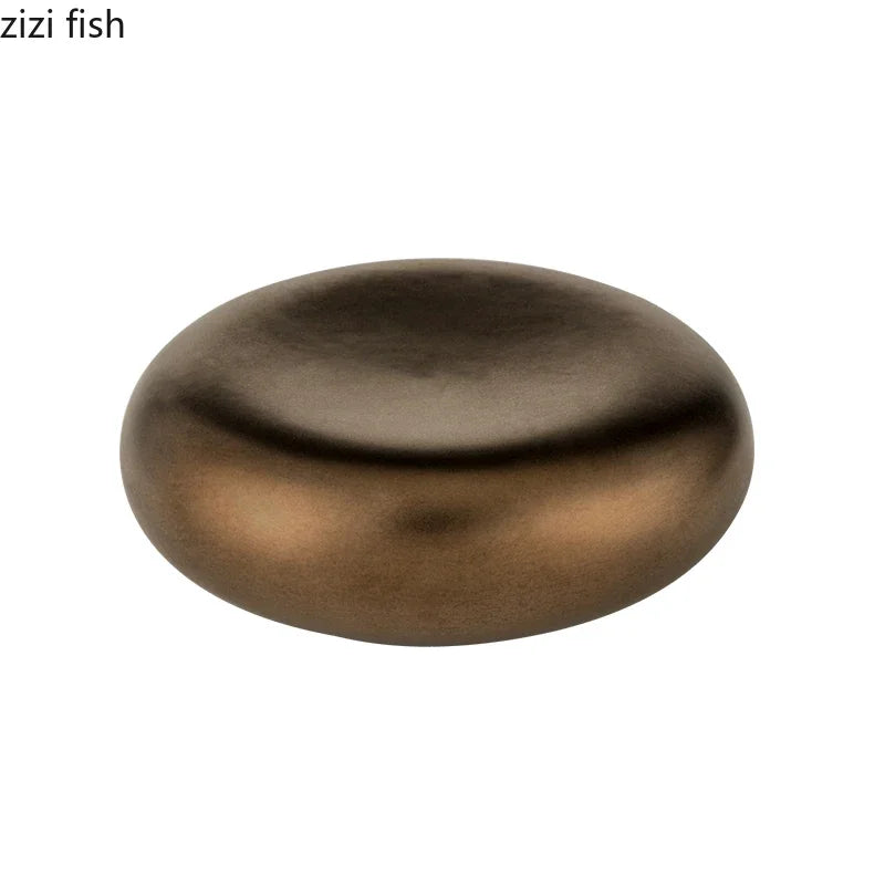 Solid Color Ceramic Double Layer Plate Restaurant Dim