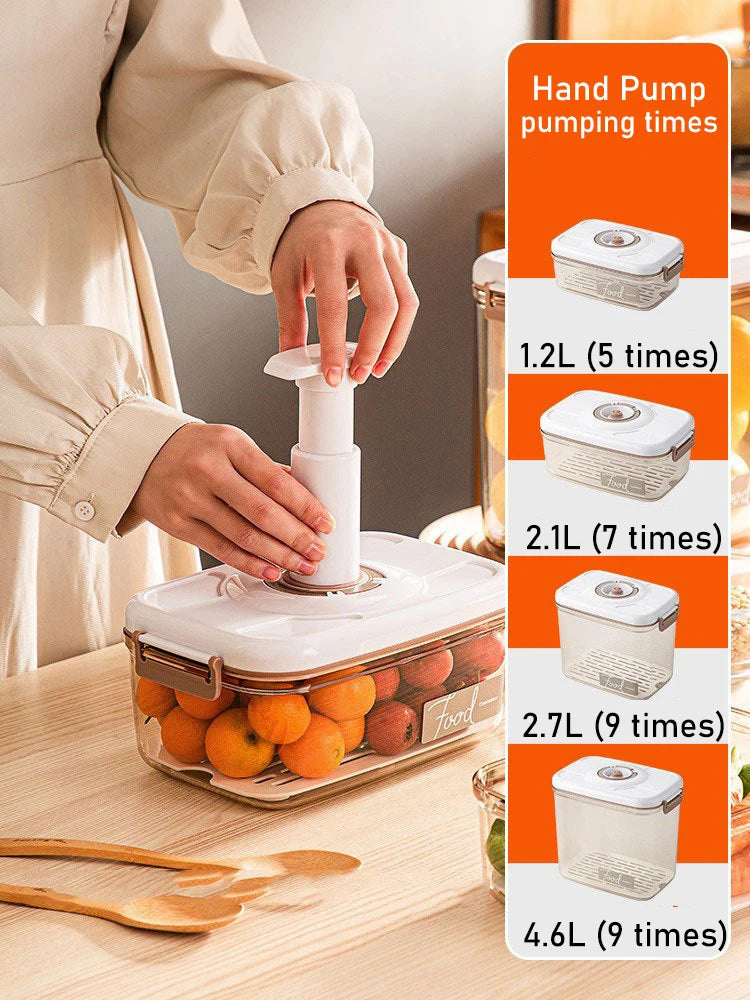 Vacuum Food Storage Box Fresh-Keeping Canister Sealed Storage