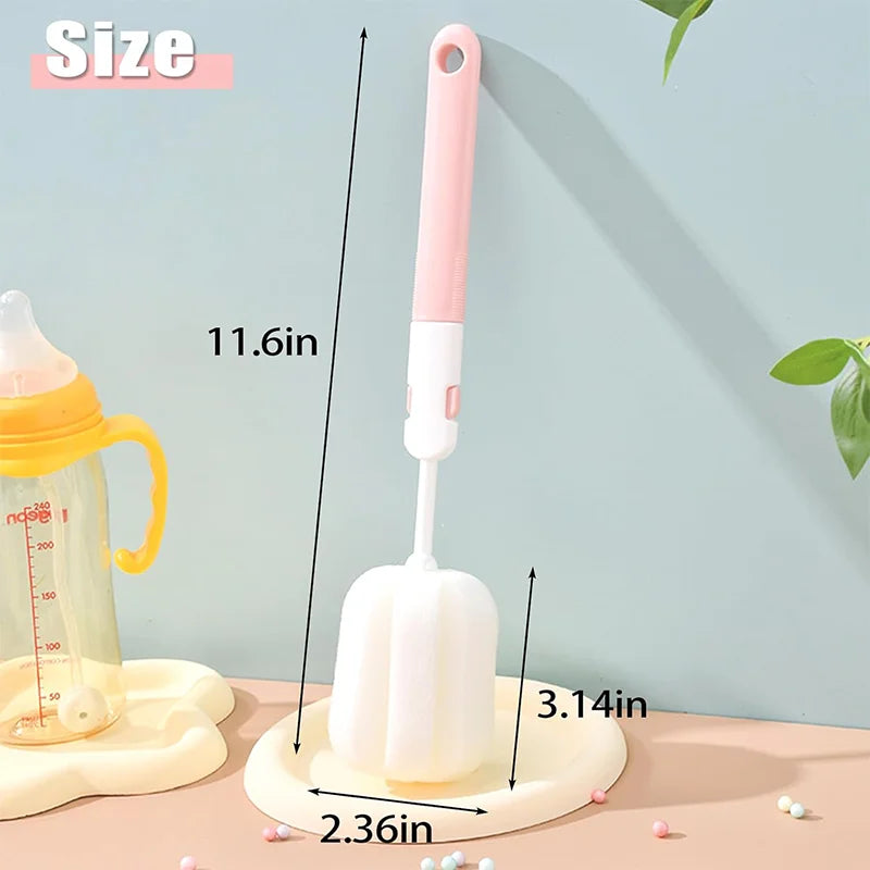 Spong Bottle Brush 5pcs Cup Brushes Sponge Baby