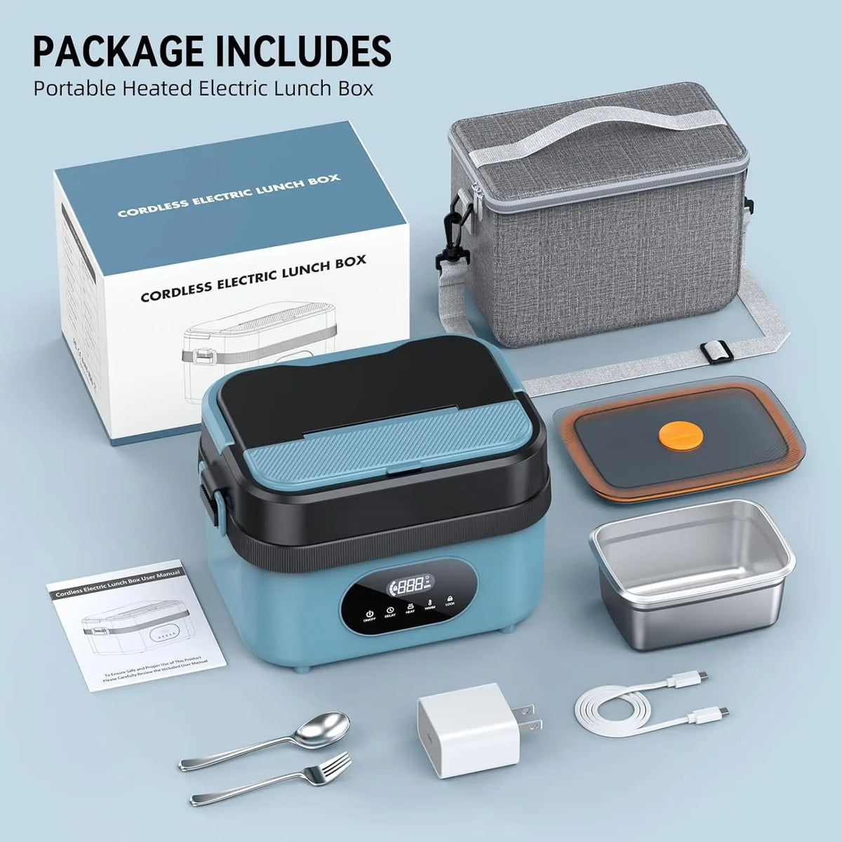 Gison Electric Heated Lunch Box Food Warmer 5l