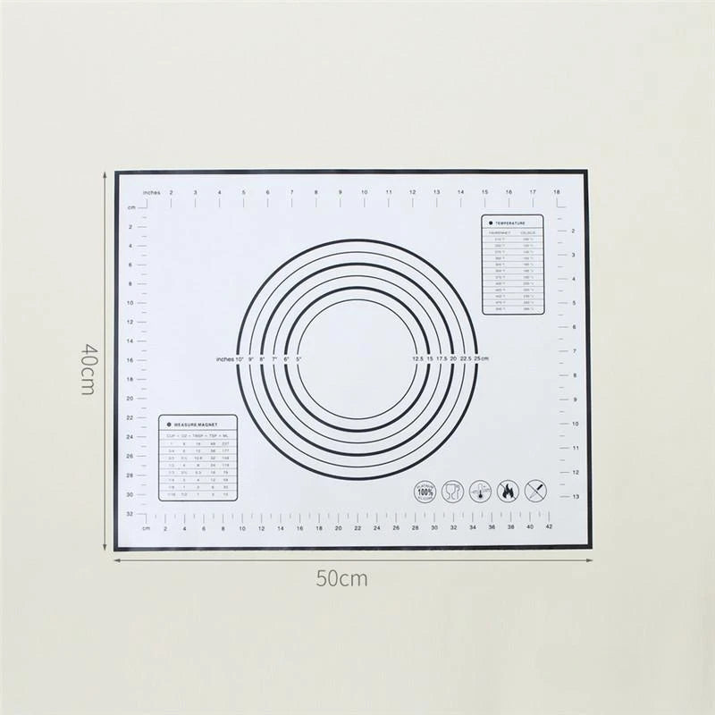 Silicone Baking Mat Pad Baking Sheet Pizza Dough