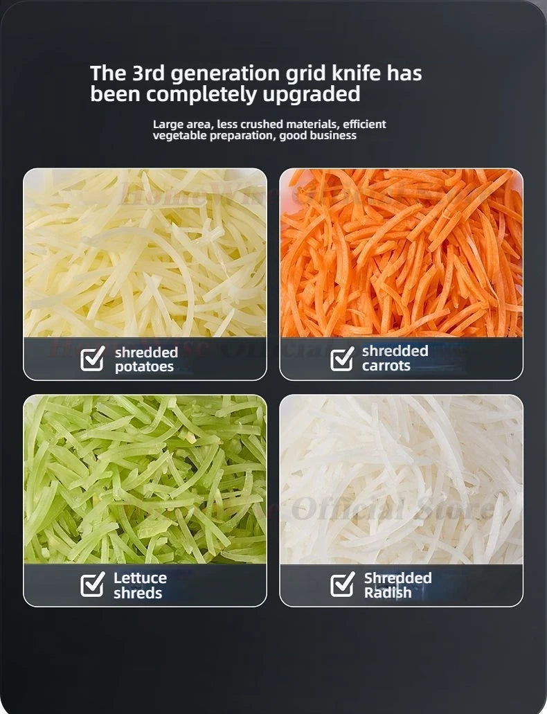 Lx Multi-Function Vegetable Cutter Fruit Slicer Shredder Cube