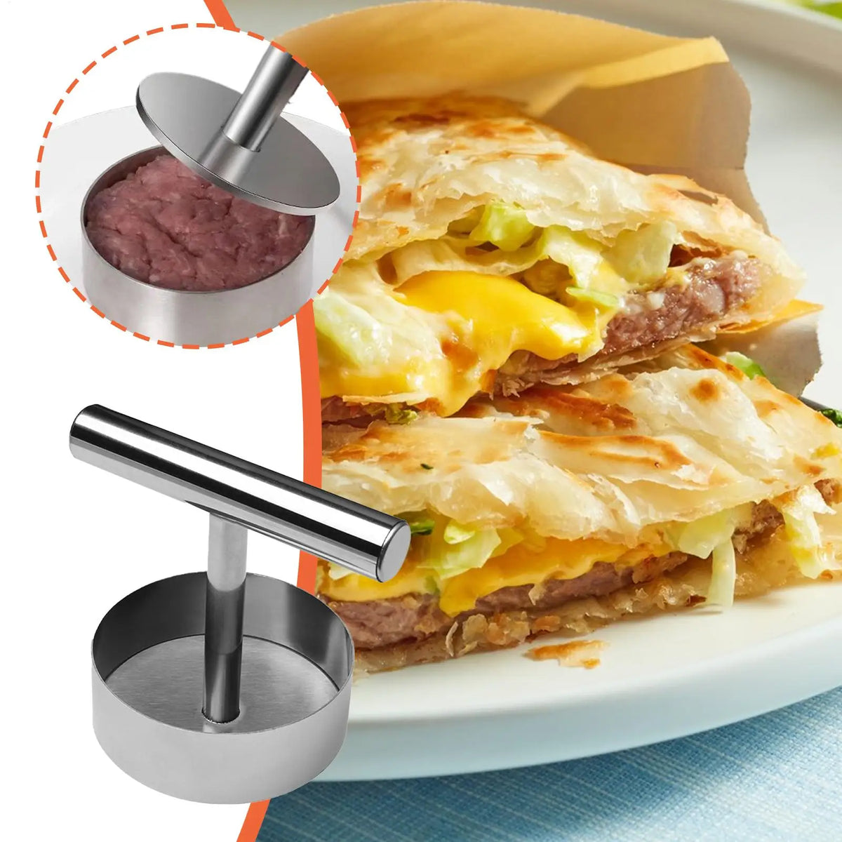 Hamburger Press Food Press Smasher Hamburger Patty Maker