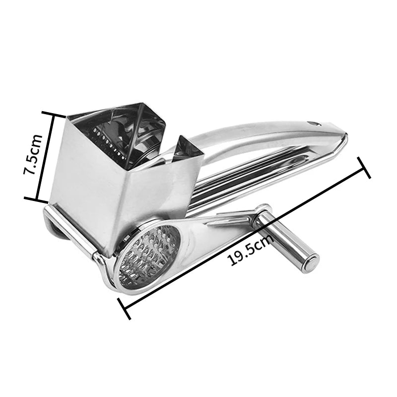 Holaroom Stainless Steel Cheese Slicer Shredder Drums Blades