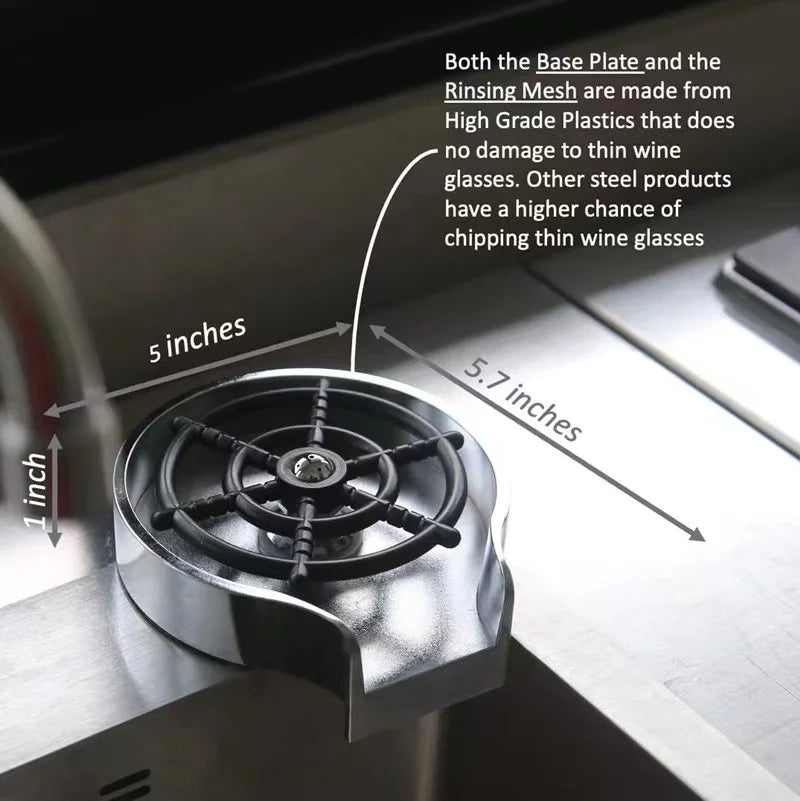 High Pressure Faucet Glass Rinser Automatic Glass Cup