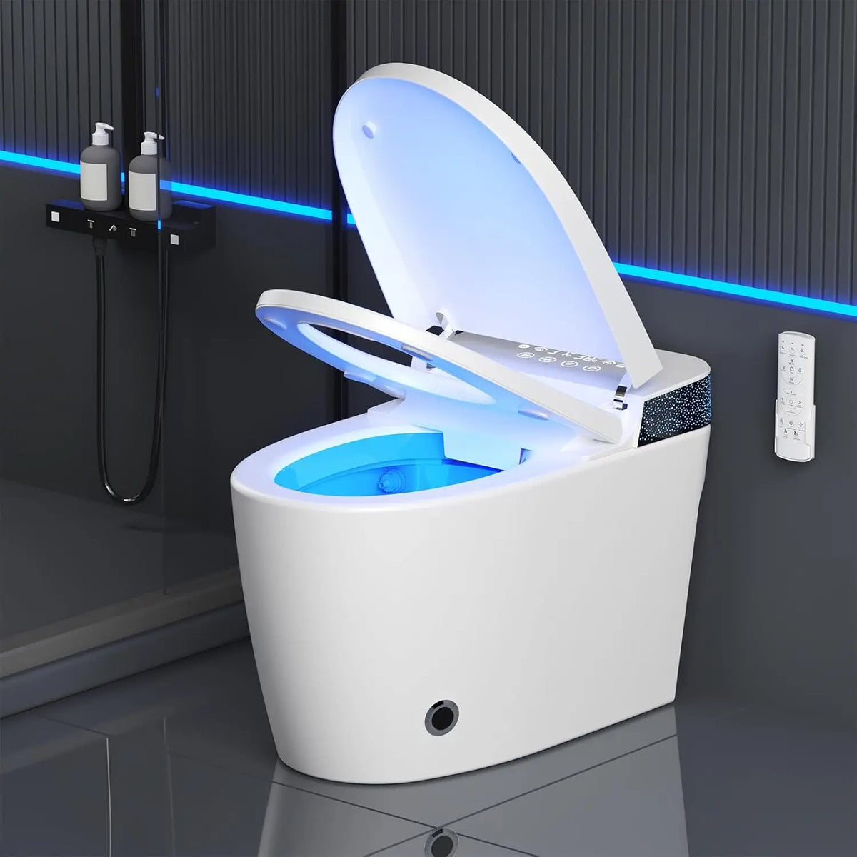 Smart Toilet Bidet Built In Modern Tankless Bidet