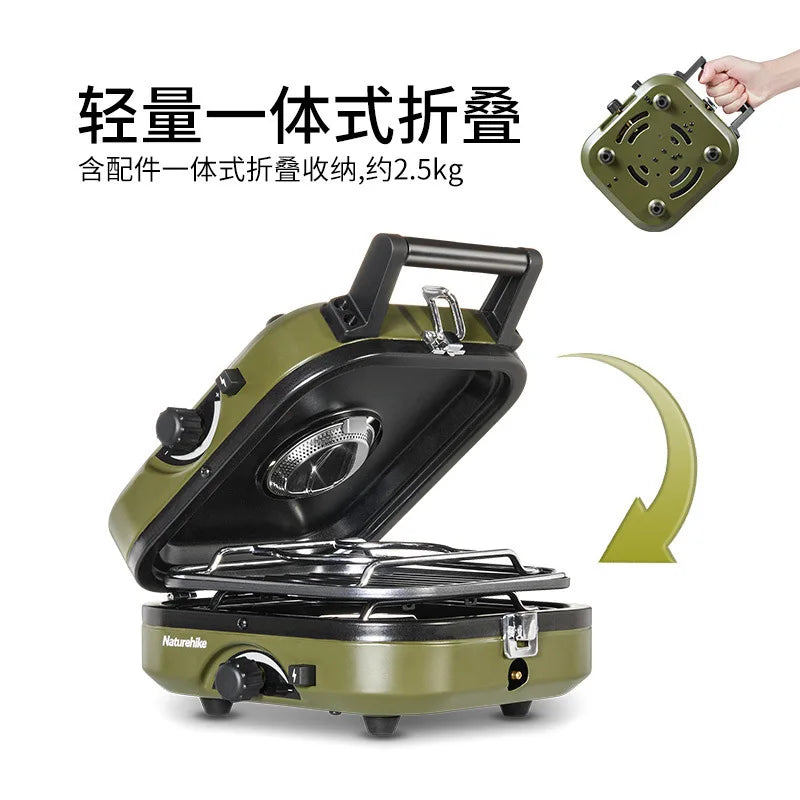Naturehike Folding Double Gas Furnace Outdoor Cookware Camping