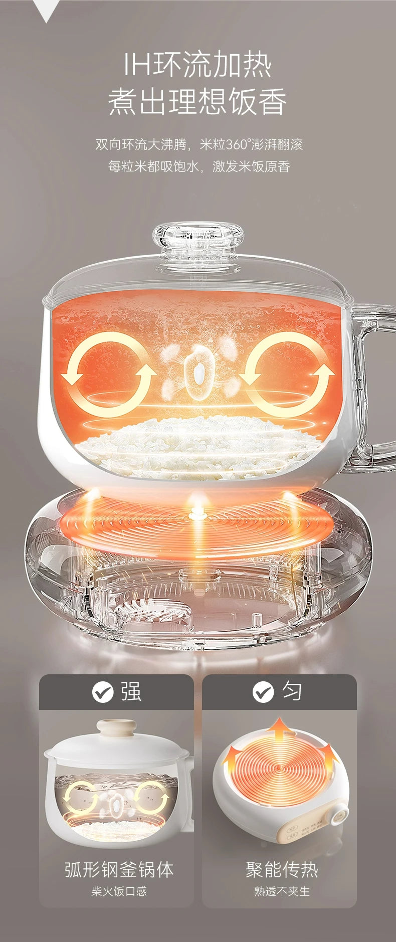 Split Rice Cooker Ih Smart Mini Small Rice