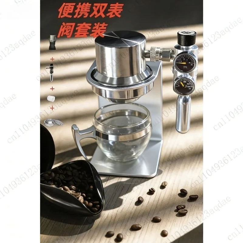 Coffee Maker Pneumatic Espresso Machine Bar Pressure Extraction