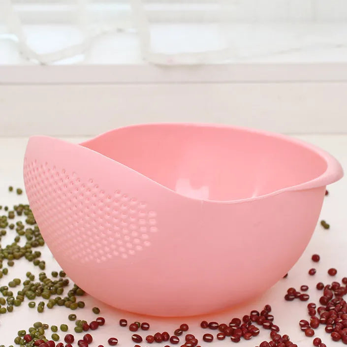 1pc - Plastic Drain Basket Filter Rice Bowl