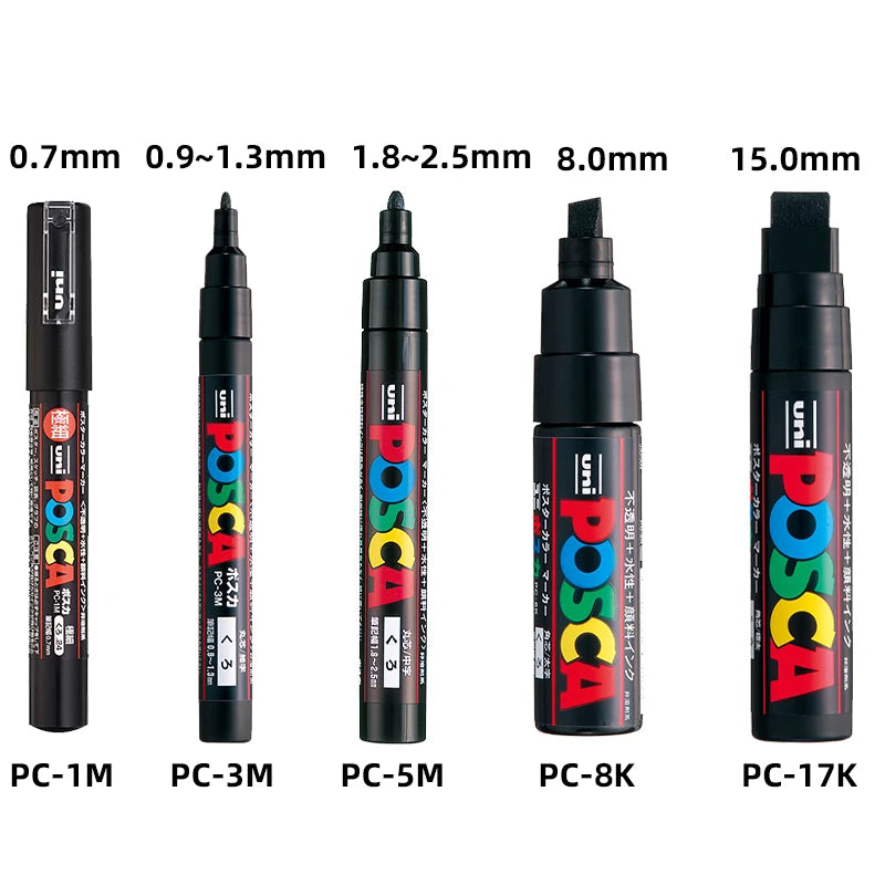 Uni Posca Full Marker Pen Storage Bag Pc-1m