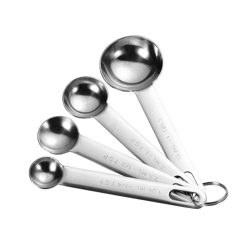 Stainless Steel Measuring Spoon 4/6/7/8 Scale Measuring Ruler