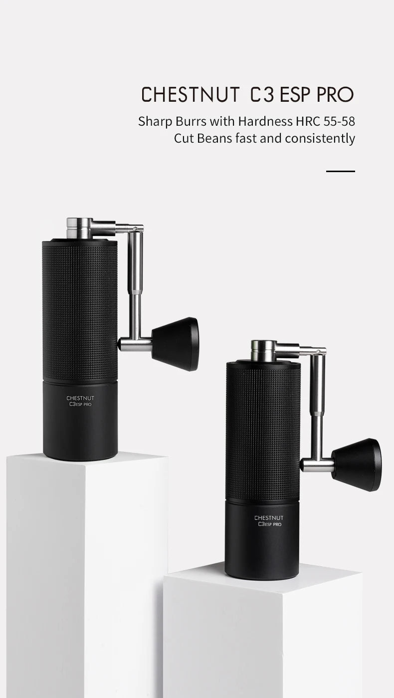 Timemore Chestnut C3esp Pro Coffee Grinder Capacity 25g
