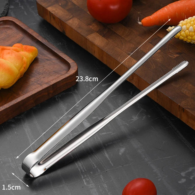 Stainless Steel Grill Tongs Food Clip Bbq Steak