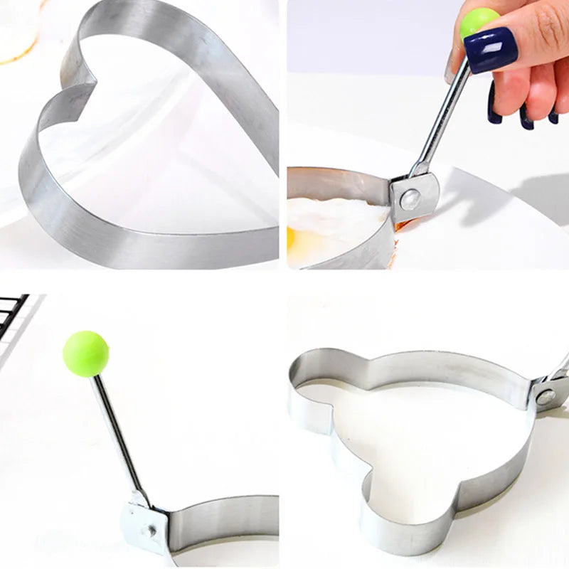Stainless Steel Fried Egg Shaper Mould Maker Breakfast