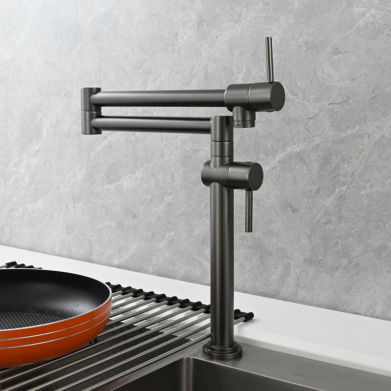 Ciencia Brass Pot Filler Faucet Wall Mount Sink