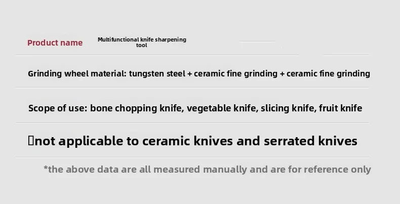 Knife Sharpener Stage Fast Grinding Professional Sharpening