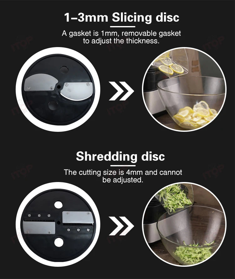 Itop Vec4 Multi-Function Food Processor Dicing/ Slicing/