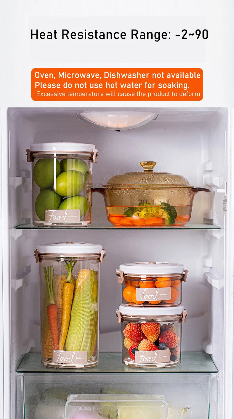 Vacuum Food Storage Box Fresh-Keeping Canister Sealed Storage