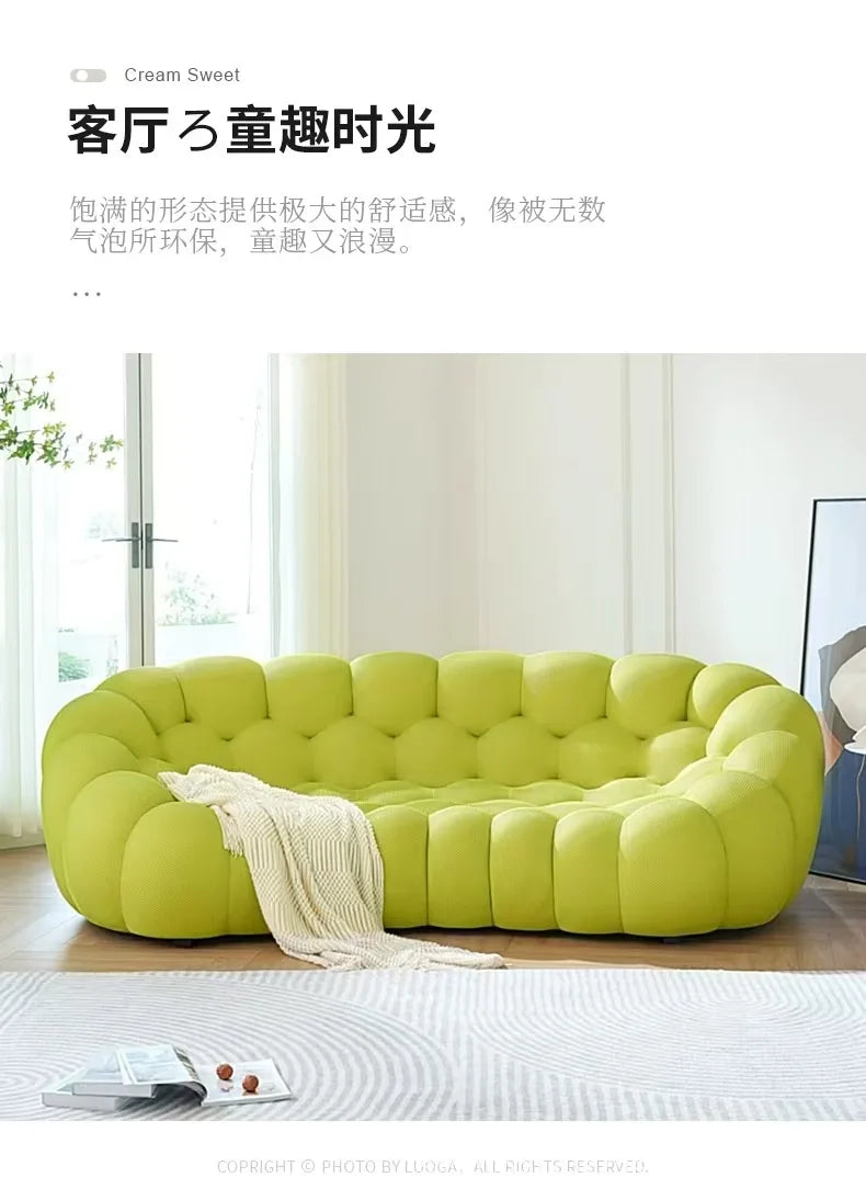 Compressed Vacuum Sofa Comfortable Double Triple Sofa Lazy