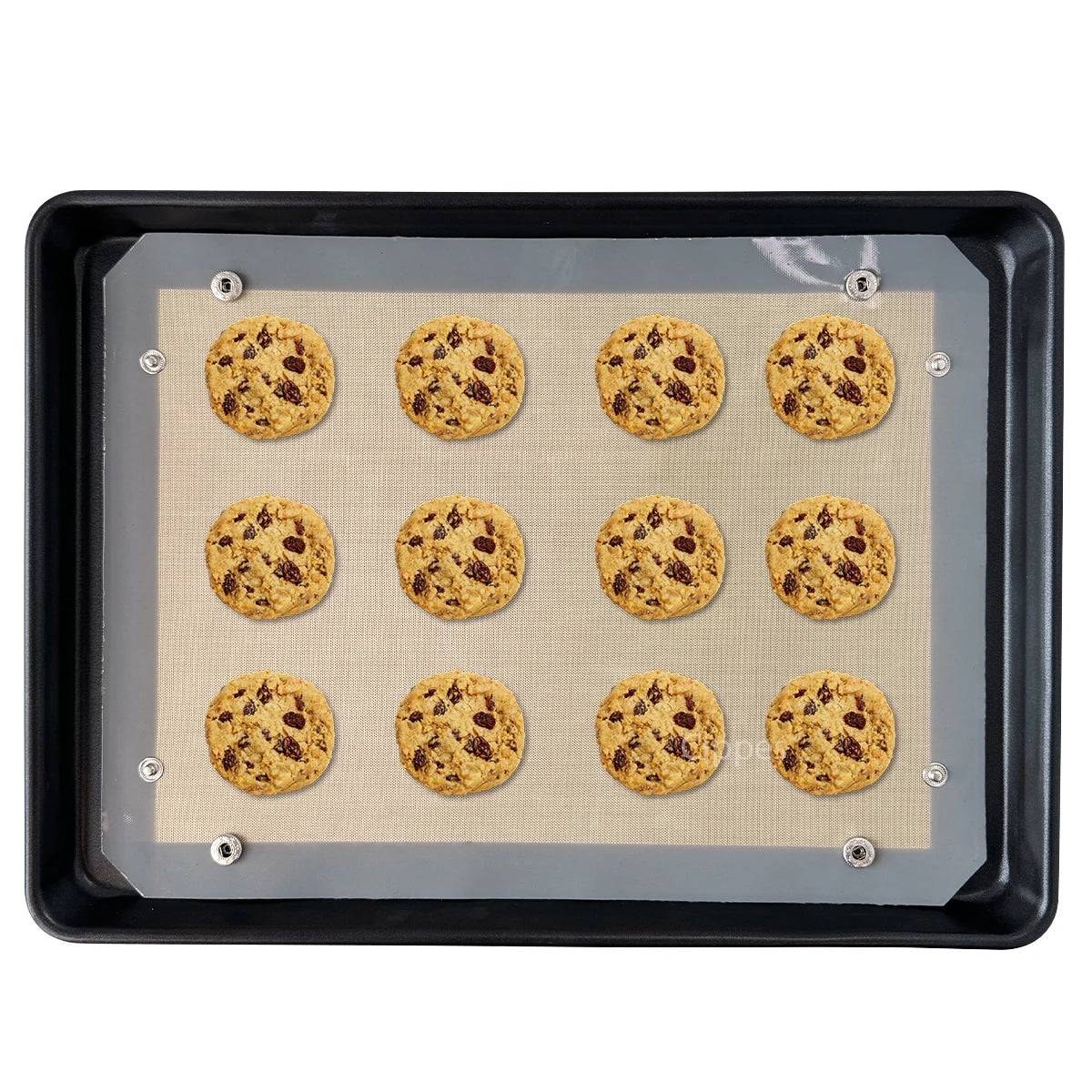 Reusable Silicone Baking Mat Buckle - Leakproof Non-Stick