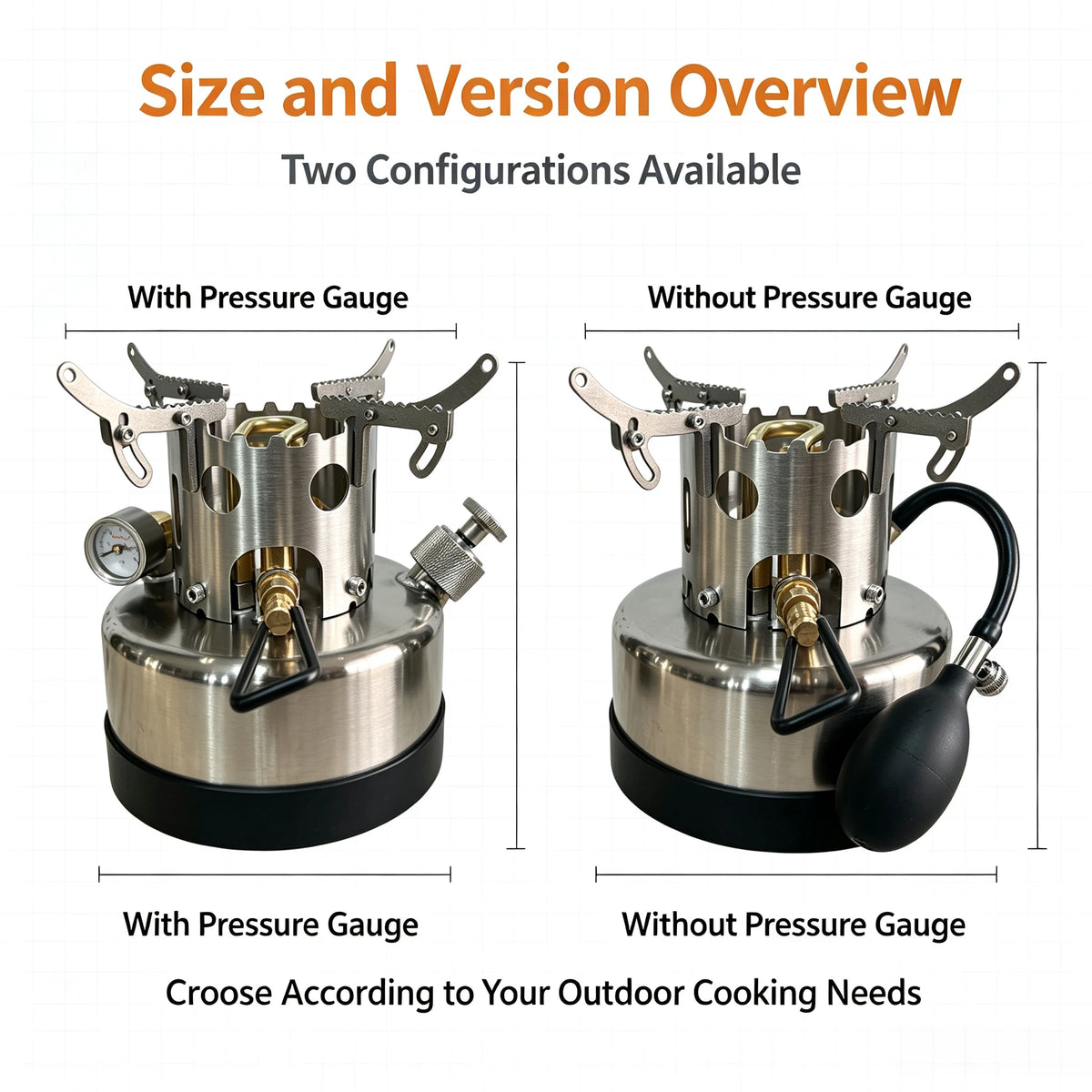 Mini Camping Stove Durable Outdoor Cooking Burner Picnic