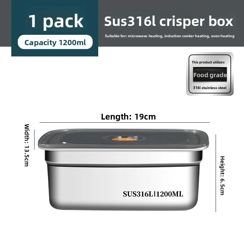 Food Grade 316 Stainless Steel Airtight Container Lid