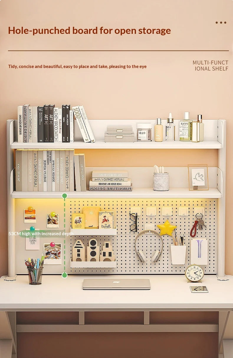 Desktop Storage Rack Pegboard Desk Organizer Shelfcomputer