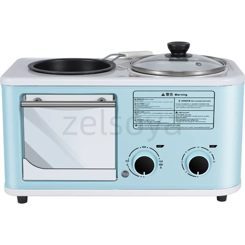 In Breakfast Machine Multi-Functional Toaster Small Baking