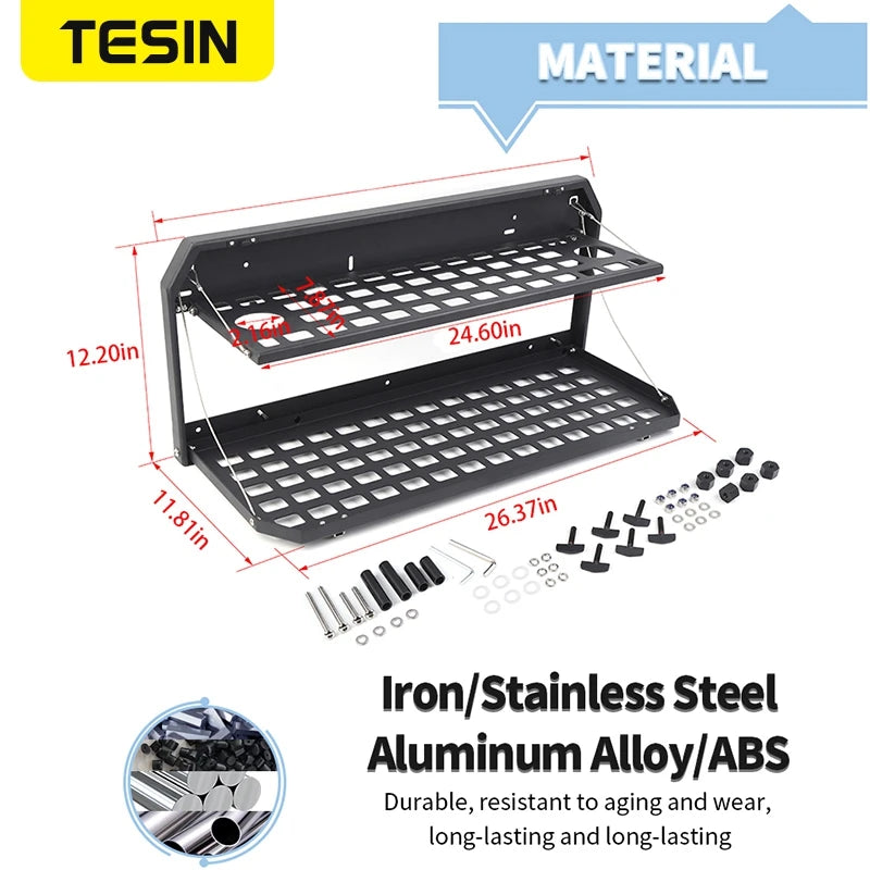 Tesin Car Rear Door Foldable Shelf Tailgate Table