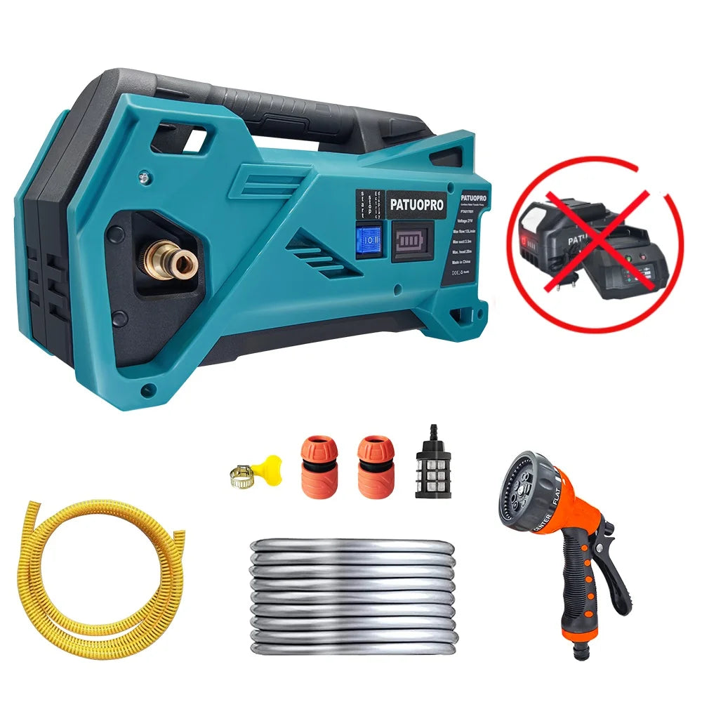 Patuopro Cordless Water Pump Electric Watering Machine 10m