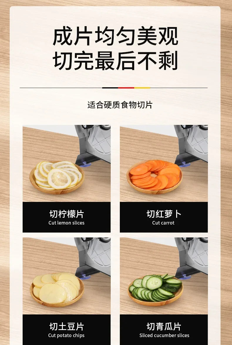 Stainless Steel Commercial Slicer Lemon Slice Potato Fruit
