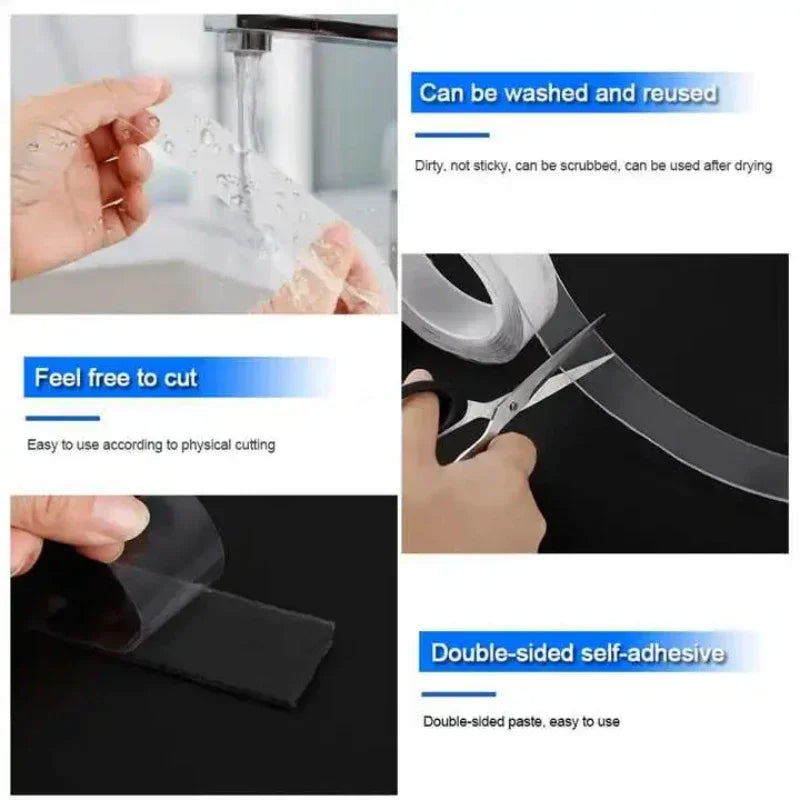 Nano Tape Extra Strong Double-Sided Adhesive Tape Cabinet