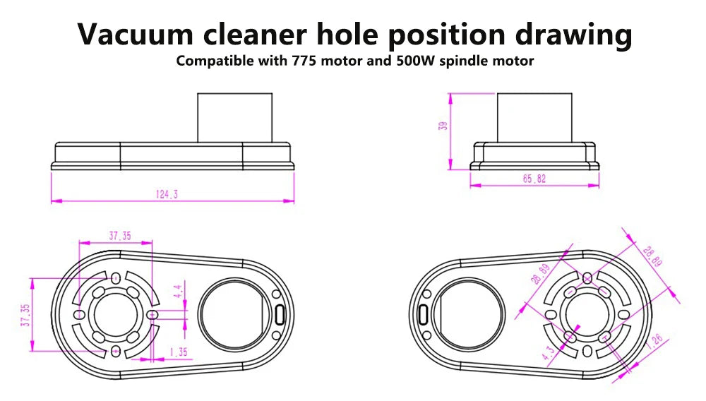 Two Trees M1 Vacuum Cleaner Spindle Filtering Purifying