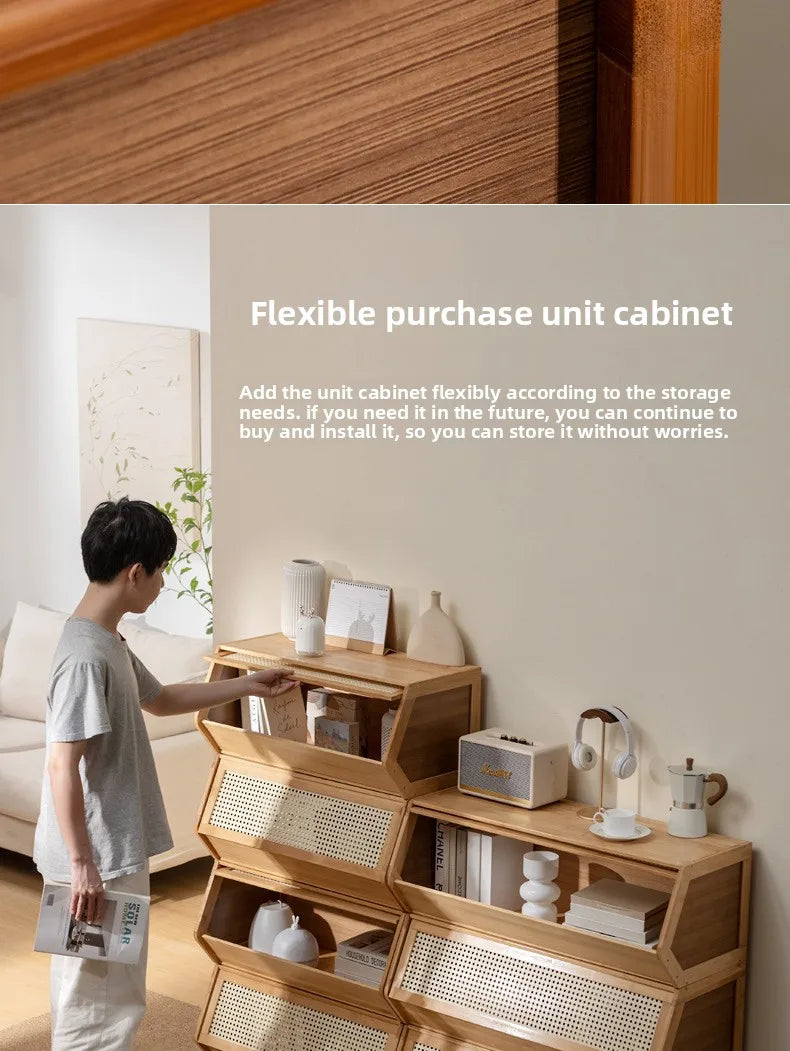 Bucket Cabinet Storage Cabinet Bedroom Living Room Bookshelf