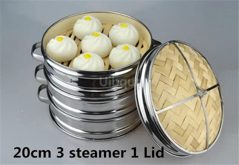 Stainless Steel Cookware Bamboo Steamer Bamboo Steamer Rice