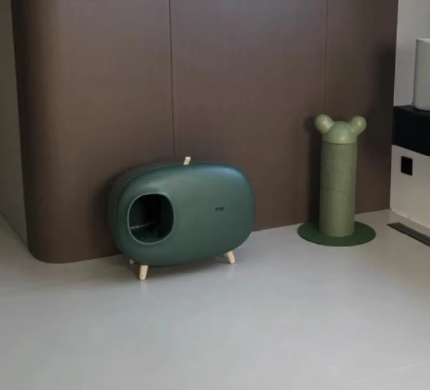 Makesure Cat Litter Box Fully Enclosed Cat Toilet