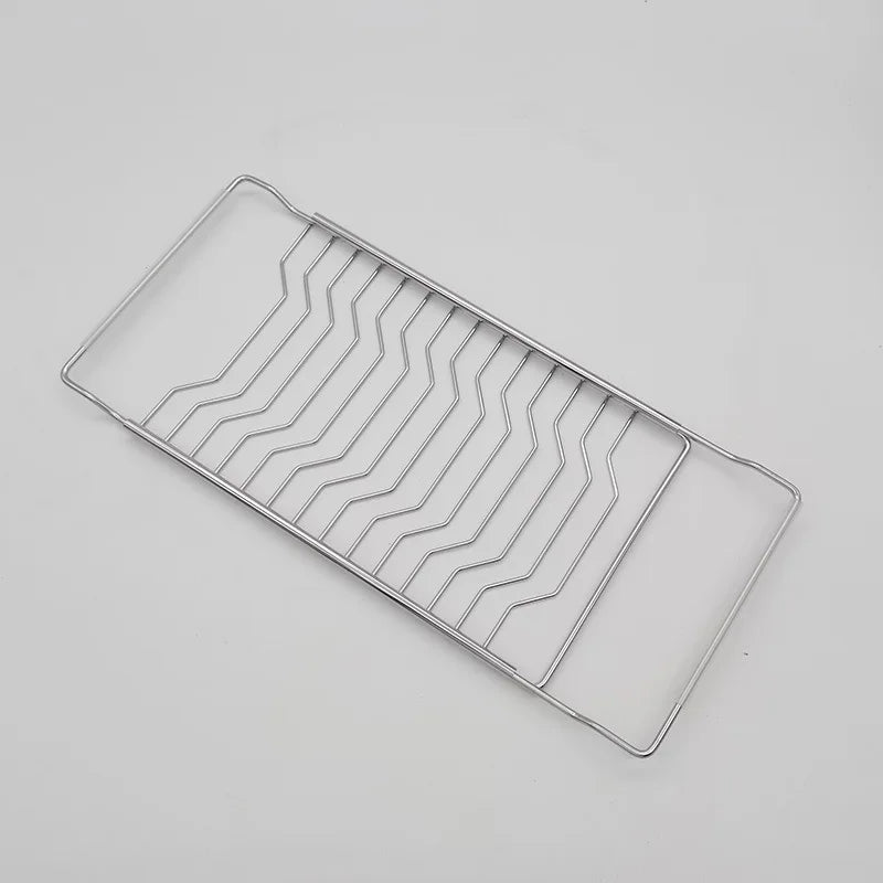 Drain Rack Expandable Over Sink 304 Stainless Steel