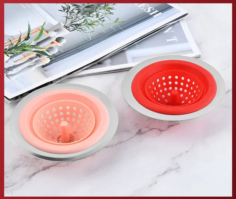 Silicone Floor Drain Drains Filter Screen Anti Clogging